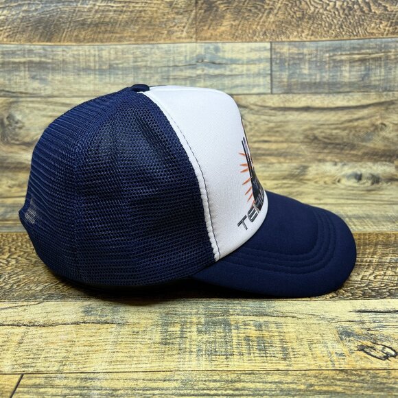 The Terminator Unisex Trucker Hat Navy Snapback Arnold Schwarzenegger Ball Cap - Picture 3 of 6